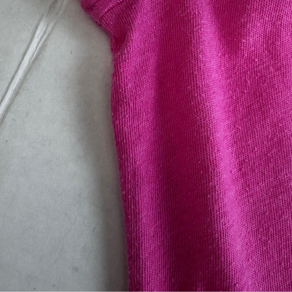 Y2K Victorias Secret PINK Cap Sleeve T-Shirt Size M Dark Pink Hope Love 2009. - Picture 3 of 12